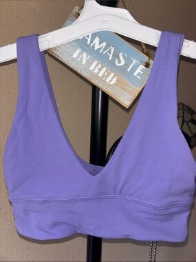 Lululemon Purple V-Neck Bralette — Women Intimates & Sleepwear